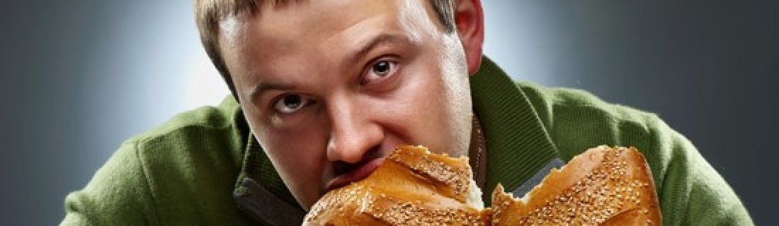 ¡No puedo dejar de comer pan… Comiendo pan!