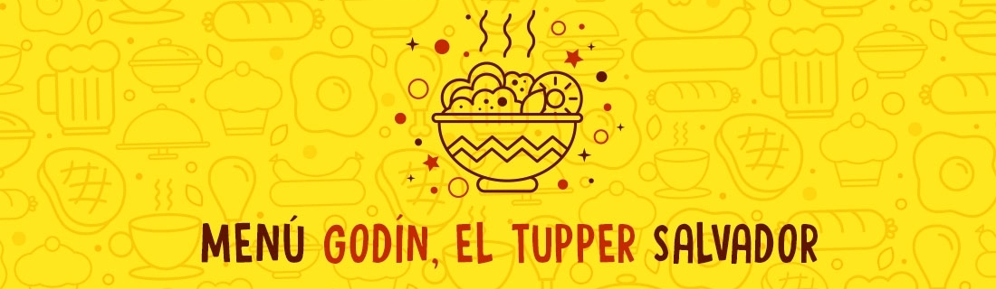 Menú godín, el tupper salvador